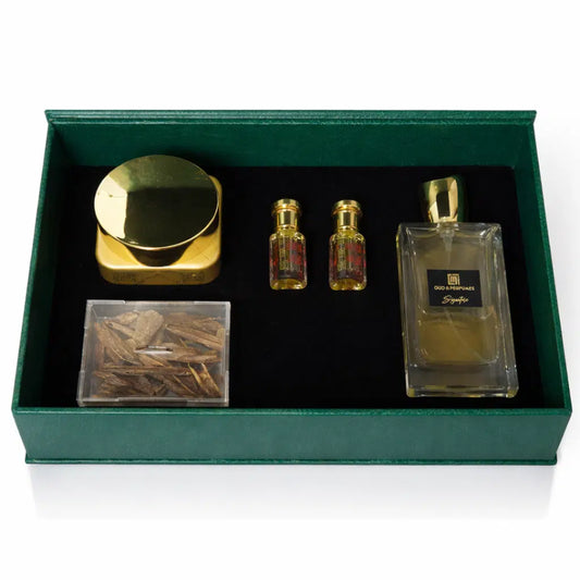 Luxury Green Velvet Perfume Gift Box