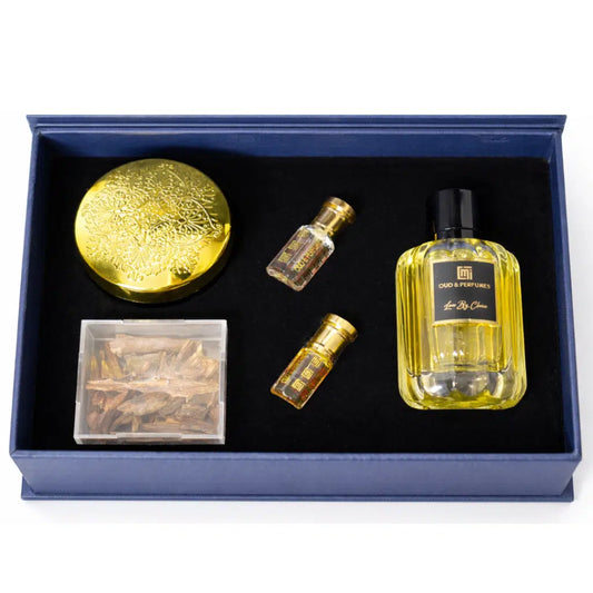 Luxury Royal Blue Velvet Perfume Gift Box