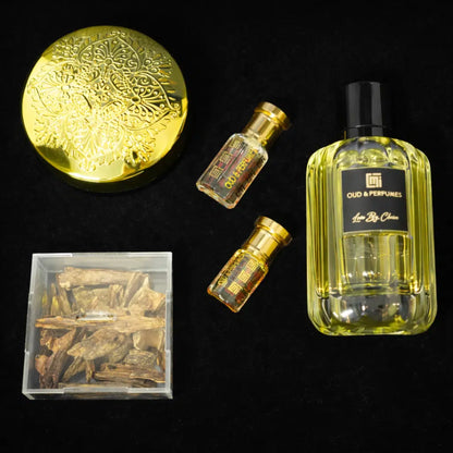 Luxury Royal Blue Velvet Perfume Gift Box