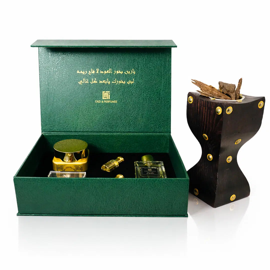 Luxury Green Velvet Perfume Gift Box
